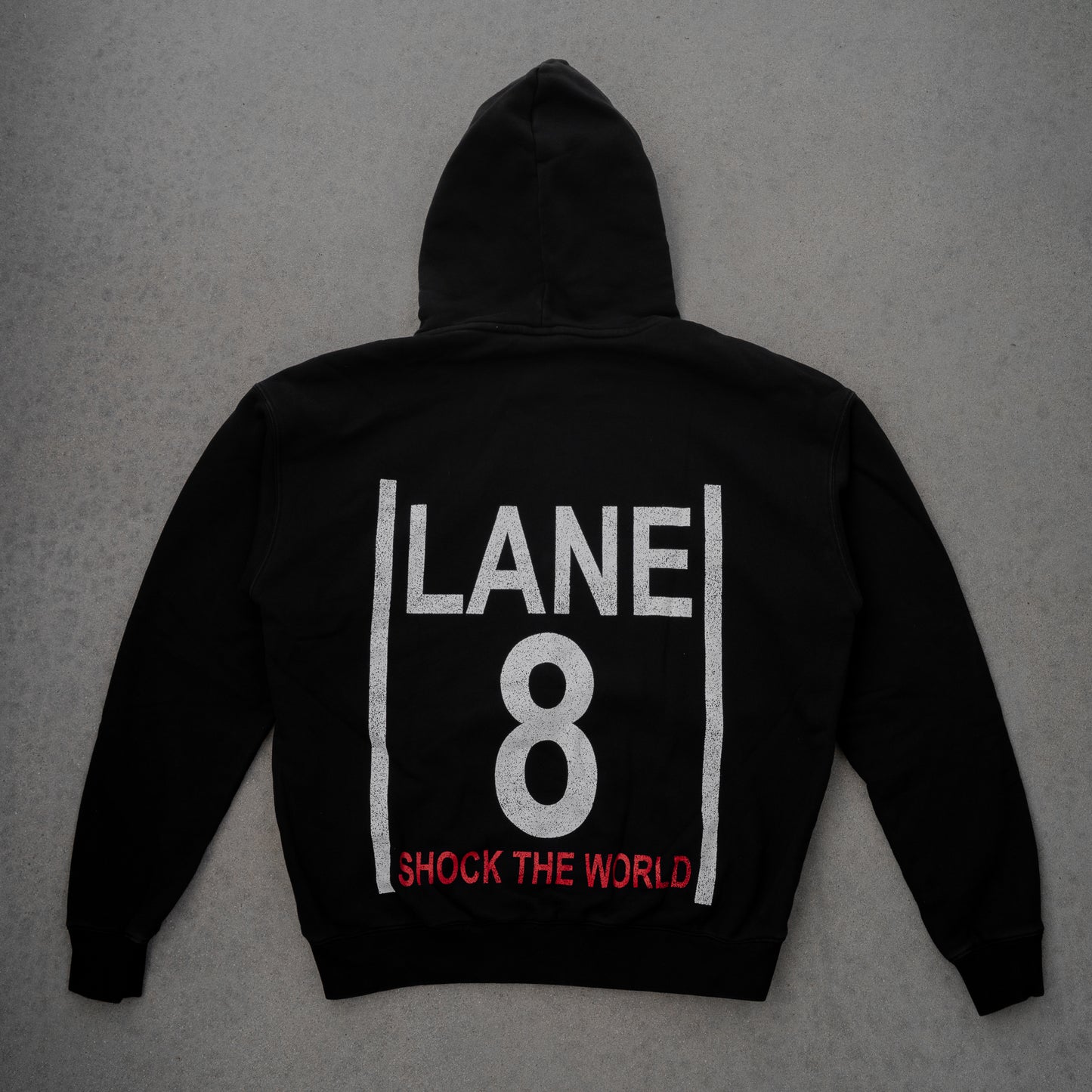 Lane 8 - Hoodie - Black