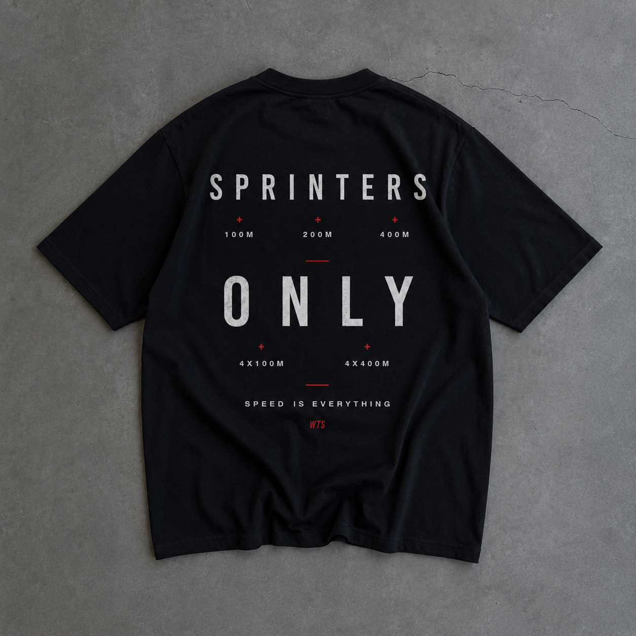 Sprinters Only - Shirt - Black