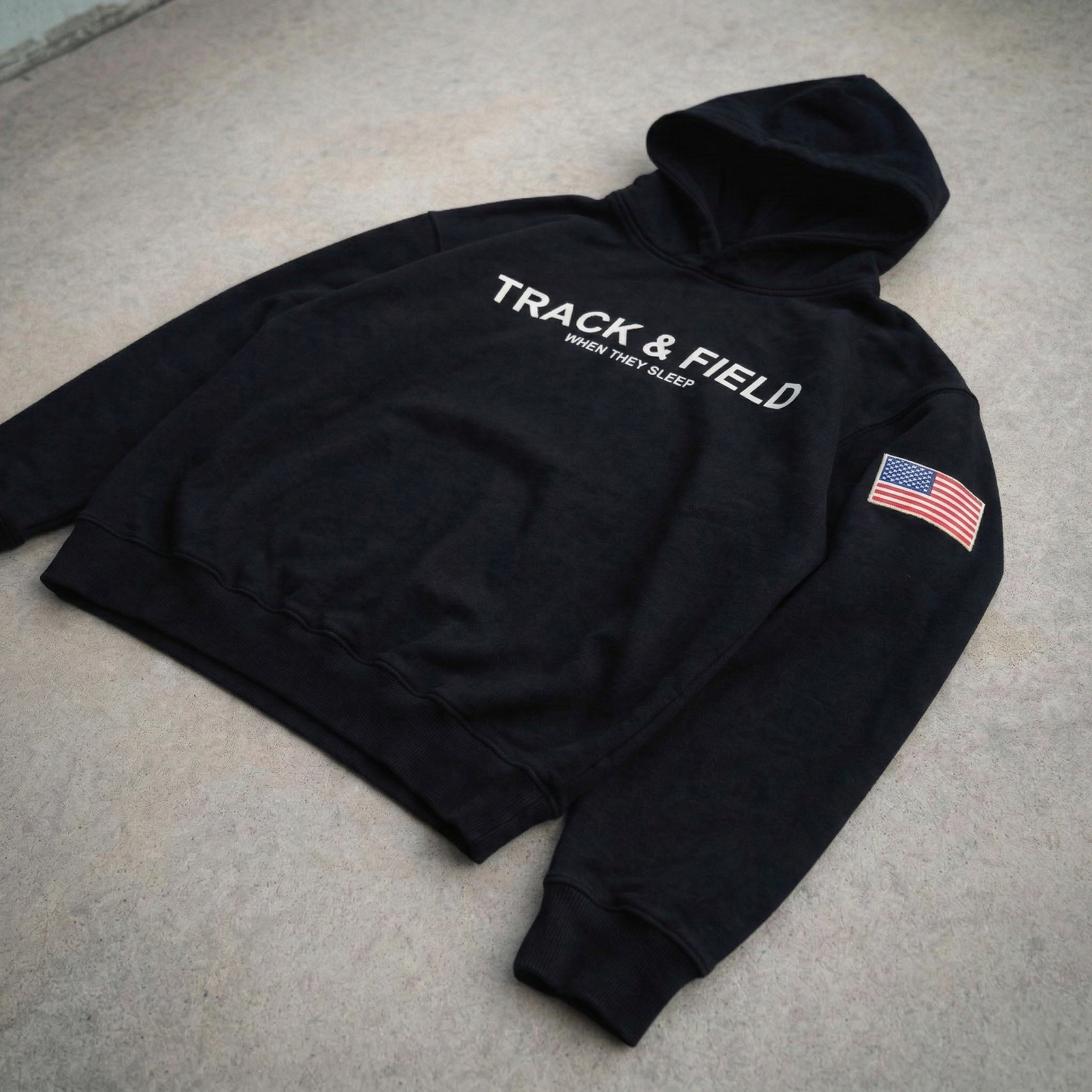 Track & Field - Hoodie - Black