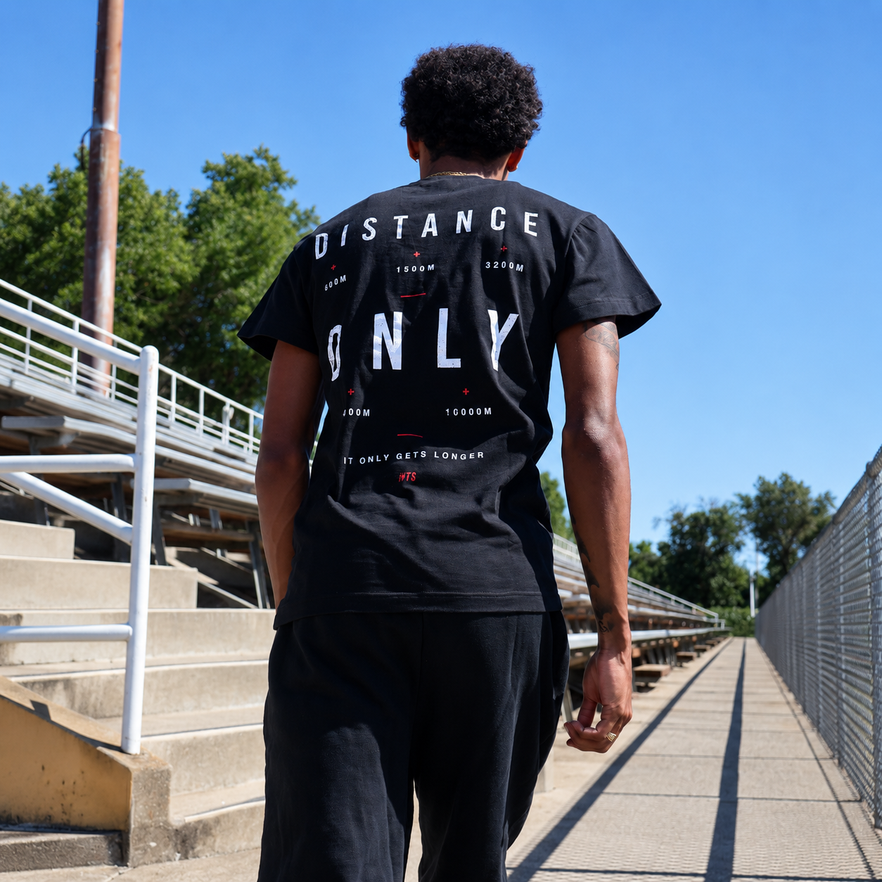 Distance Only - Shirt - Black