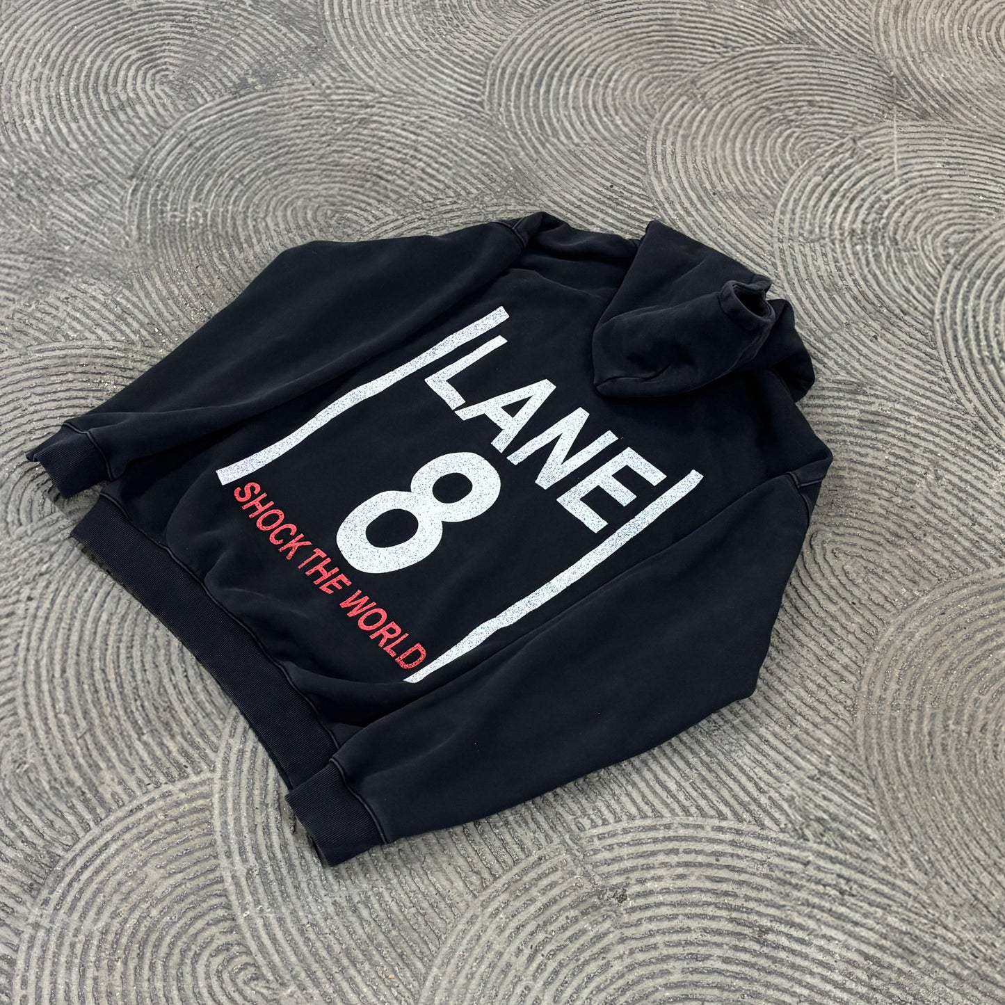 Lane 8 - Hoodie - Black