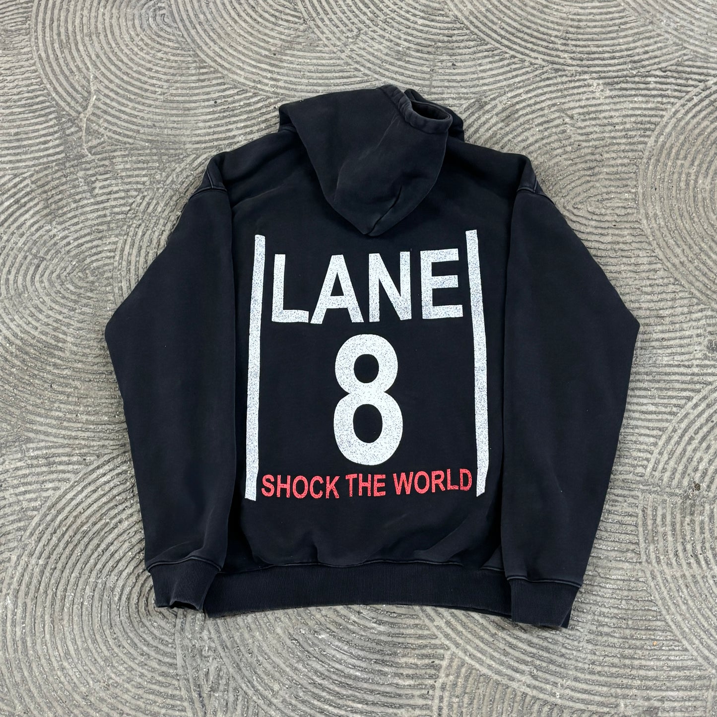 Lane 8 - Hoodie - Black