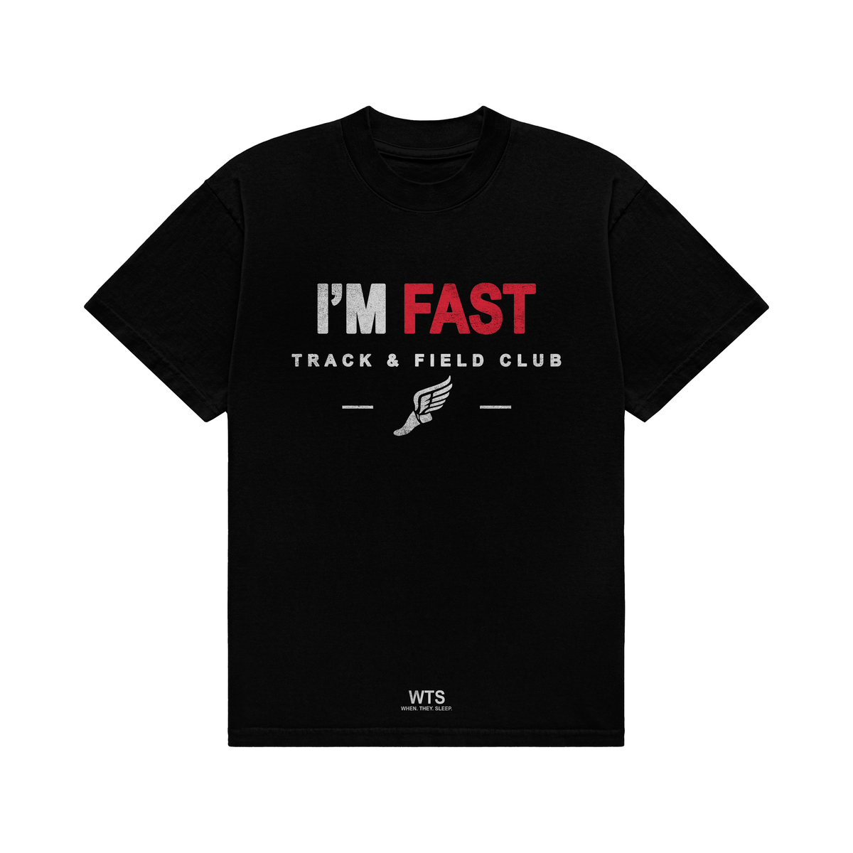 I'M FAST - Shirt - Black