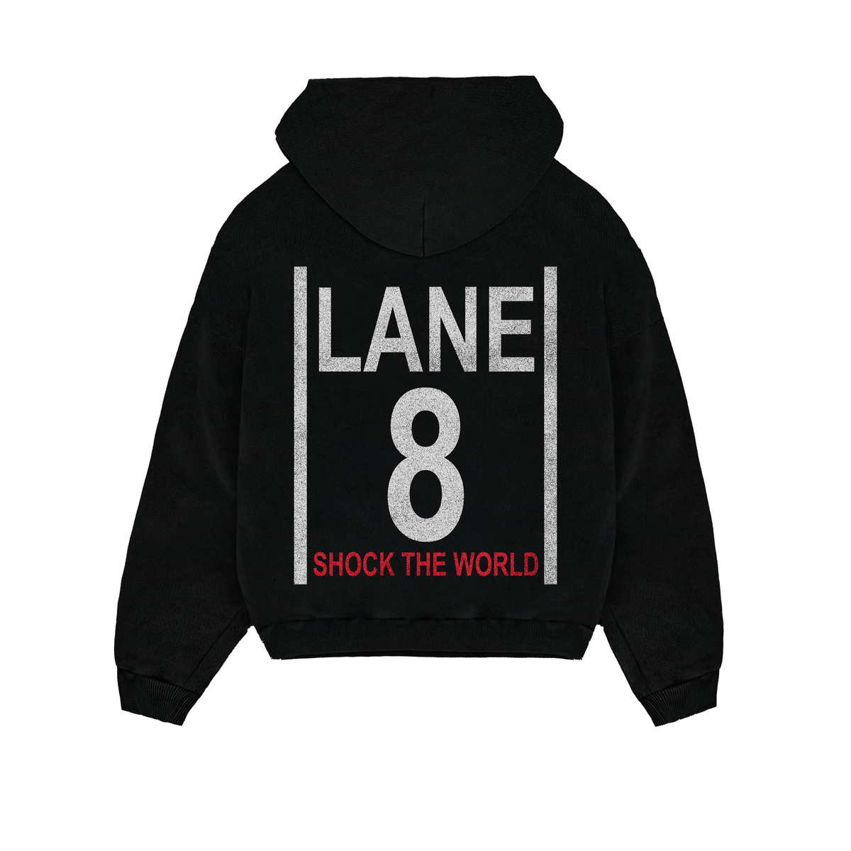 Lane 8 - Hoodie - Black