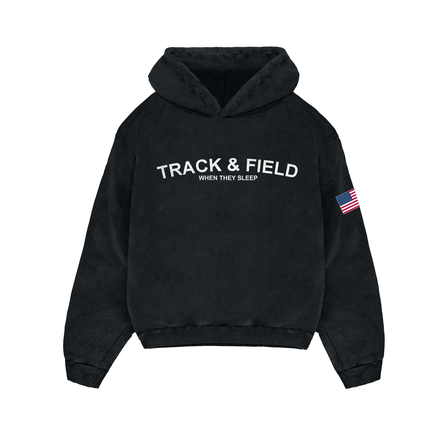 Track & Field - Hoodie - Black