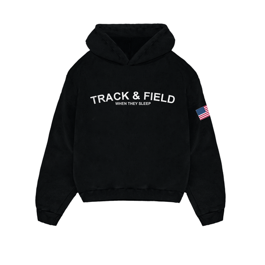 Track & Field - Hoodie - Black