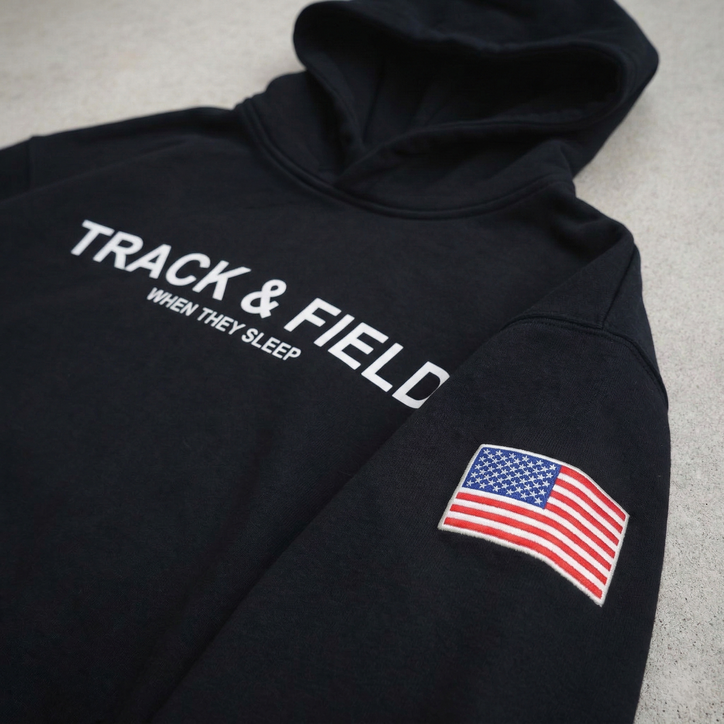 Track & Field - Hoodie - Black